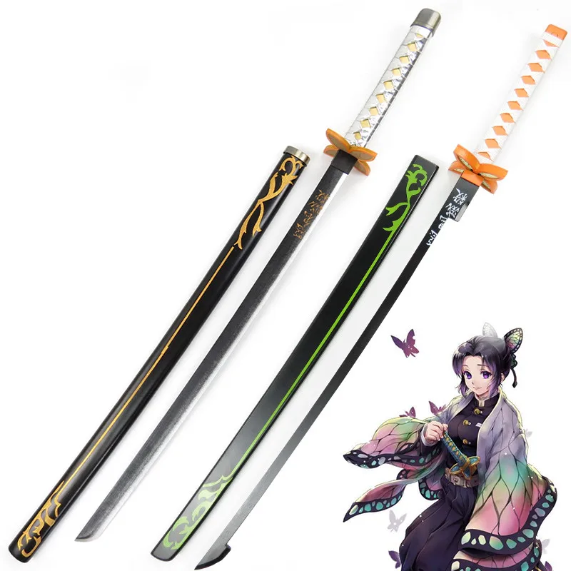 Shinobu Кочо Опора Косплэй Реплика меч в ножнах аниме демон убийца Kimetsu без Yaiba