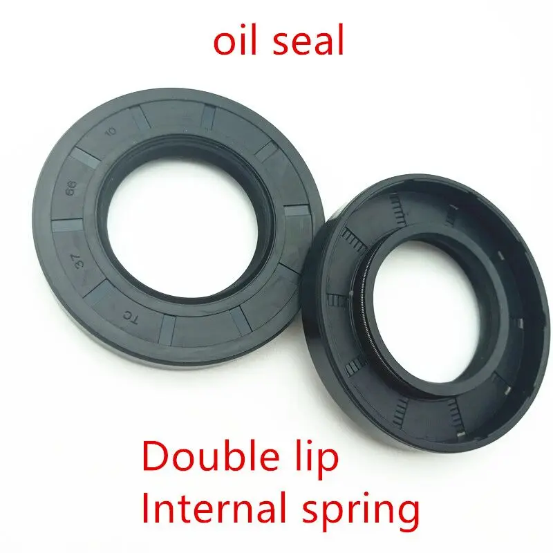 

NBR framework oil seal TC 52 54 55*65*7 8 9 10 12 13mm double lip with clamp spring