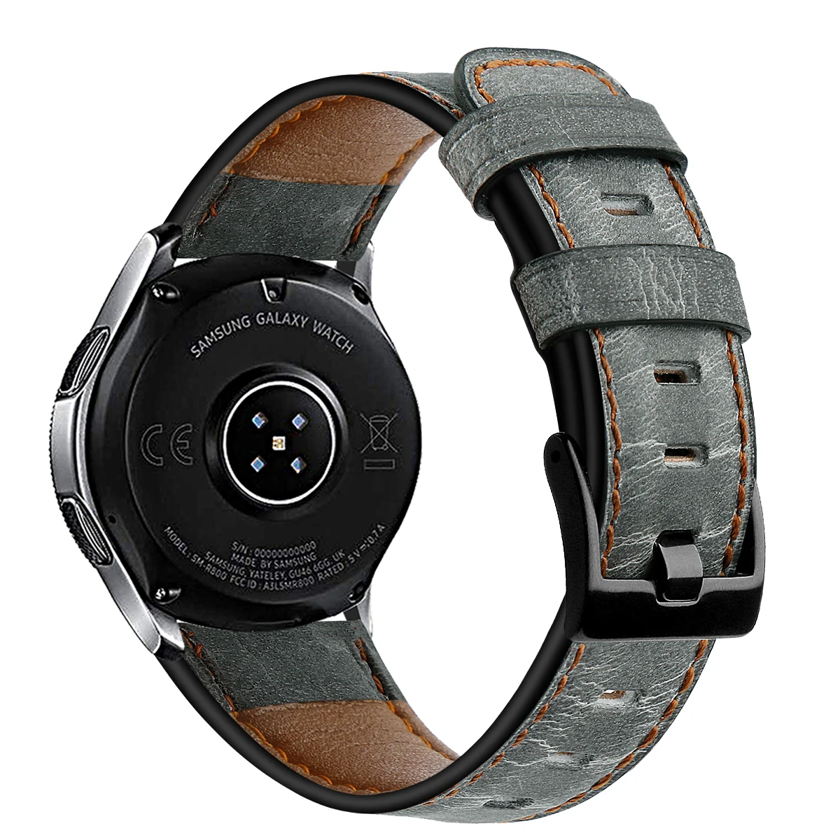 Ремешок для Samsung Galaxy watch 46 мм 3 45 браслет из натуральной кожи Gear S3 frontier Huawei GT 2/2E/PRO 22 |