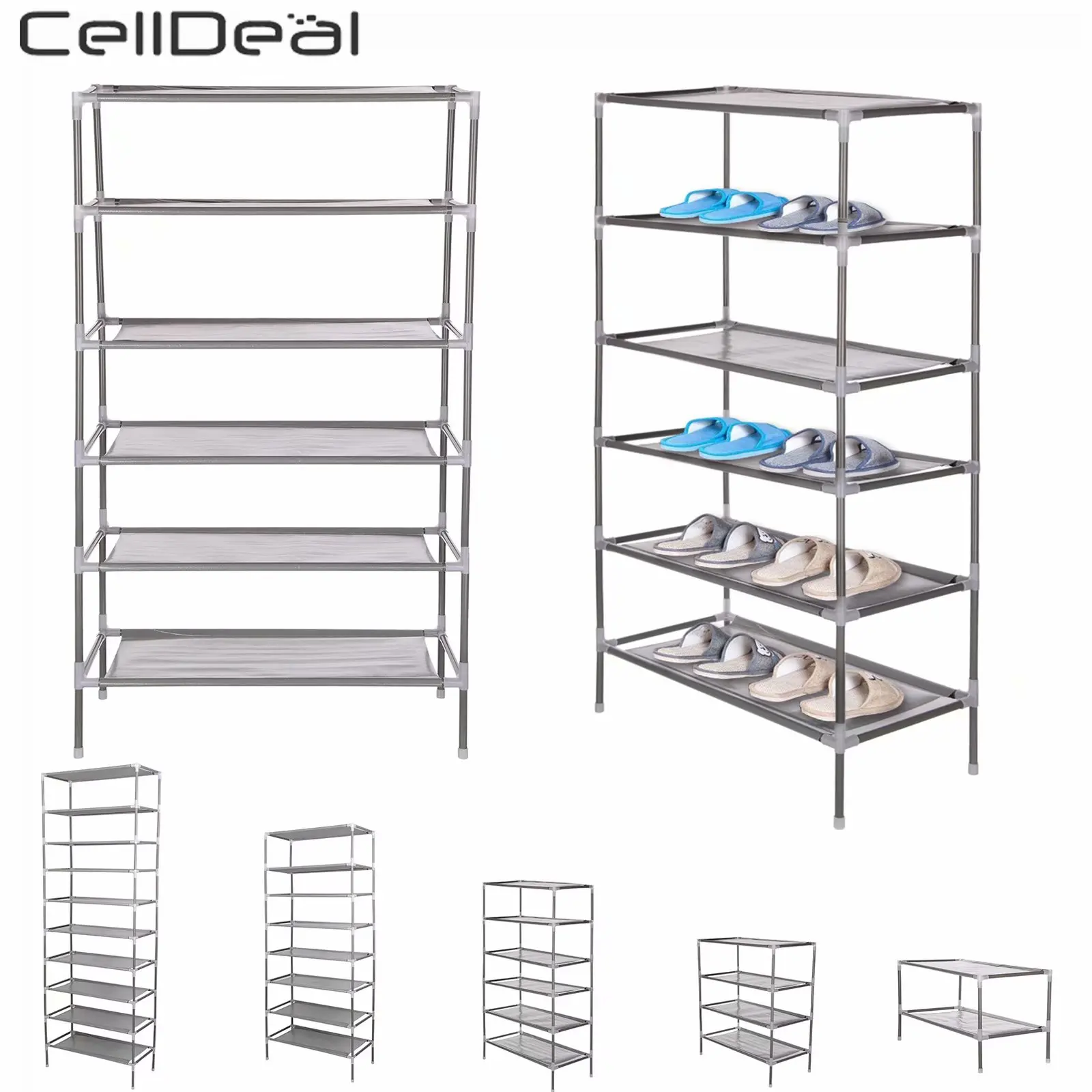 CellDeal многоярусный нетканый тканевый пыленепроницаемый женский органайзер для