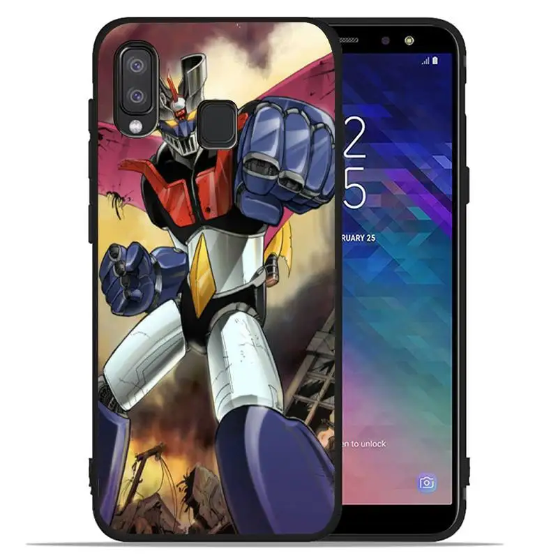 

Mazinger Z Tempered Phone Case for Galaxy J2pro J4 J5 J6 J7 plus J5 prime J72016 2018 M 10 20 30 funda Cover