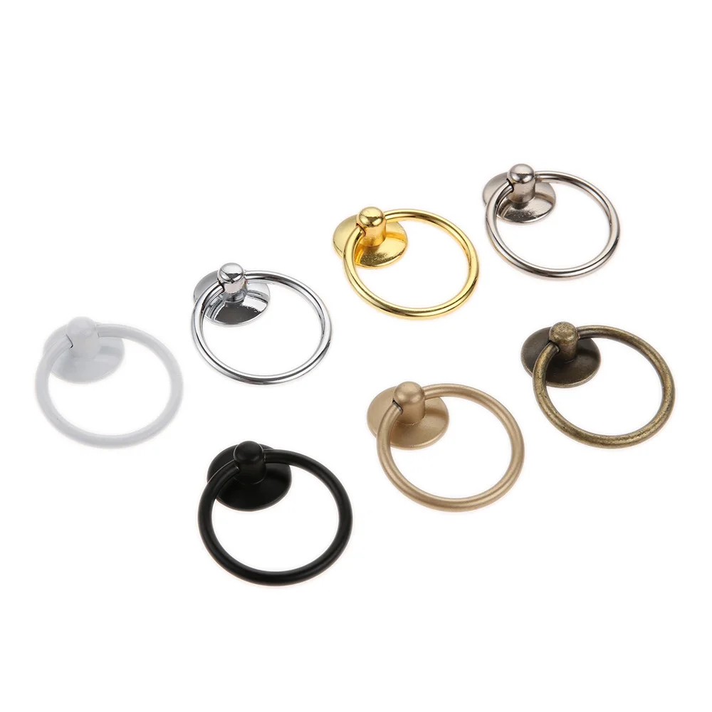 Винтажная мебельная дверная круглая ручка 1 шт. 25*44*52 мм из цинкового сплава ручки