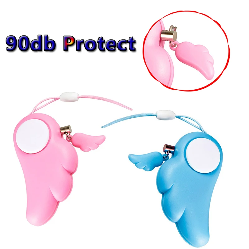 

Self Defense Alarm Girl Women Security Protect Alert 90dB Loud Self Defense Supplies Emergency Alarm Anti-wolf Alarm Keychain