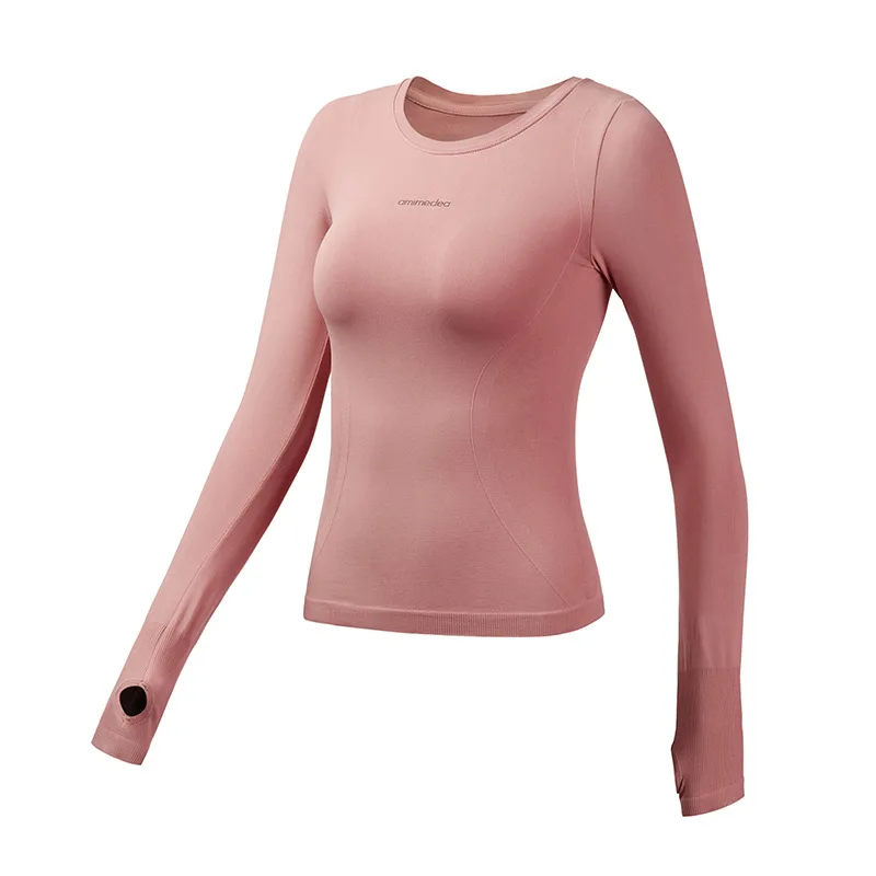 

Letter Printing Shirts Women Yoga Solid Breathable Long Sleeve Top Joggings Sports Training Bodybuilding Gym Workout Shirts