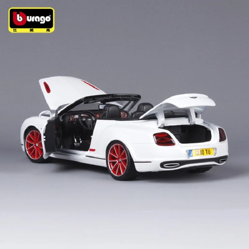 Bburago1:18 литые игрушечные модели спортивных автомобилей для Bentley ISR с рулевым