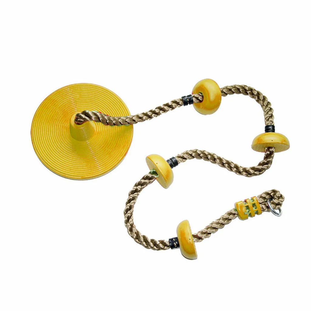 

Plastic Disc Monkey Child Petal Swing Seat Fitness Exercise Swing Toy Climbing Children's Day Gift Outdoor Garden Park Swing
