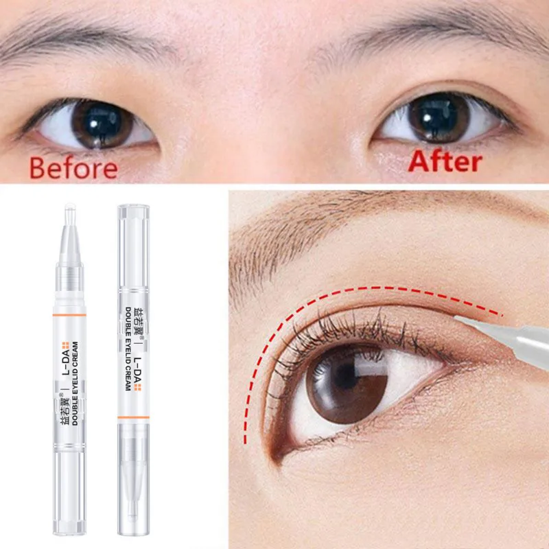

Quick Dry Lasting Double Eyelids Styling Glue Charm Big Eyes Invisible Stickers Natural Lift Strips Eyes Setting Cosmetic TSLM1