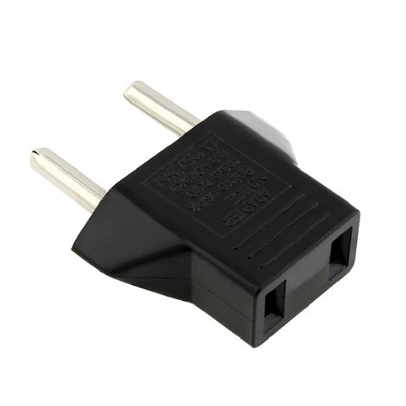 

1/2/3Pcs New Portable Travel Converter 2Pin Power Socket Plug Adapter EU To USA European Mobile Charger Fast Charger Tools Home