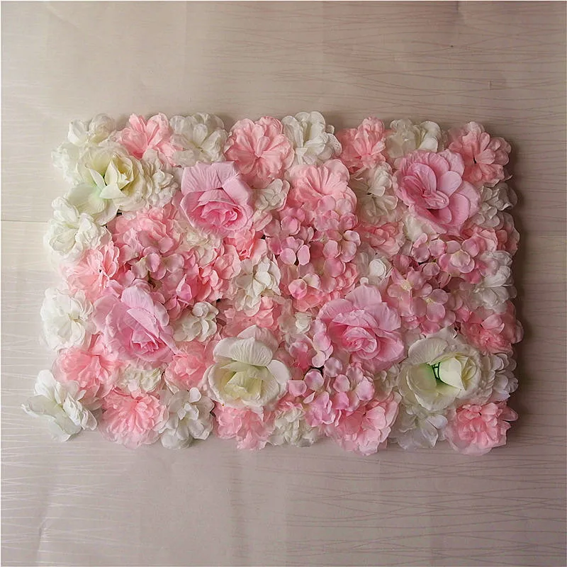 

Rose Flowers Wall Baby Room Decorations Beautiful Backdrop Cheap 40*60cm Wedding Party Birthday Decor Simulation Flower Wall
