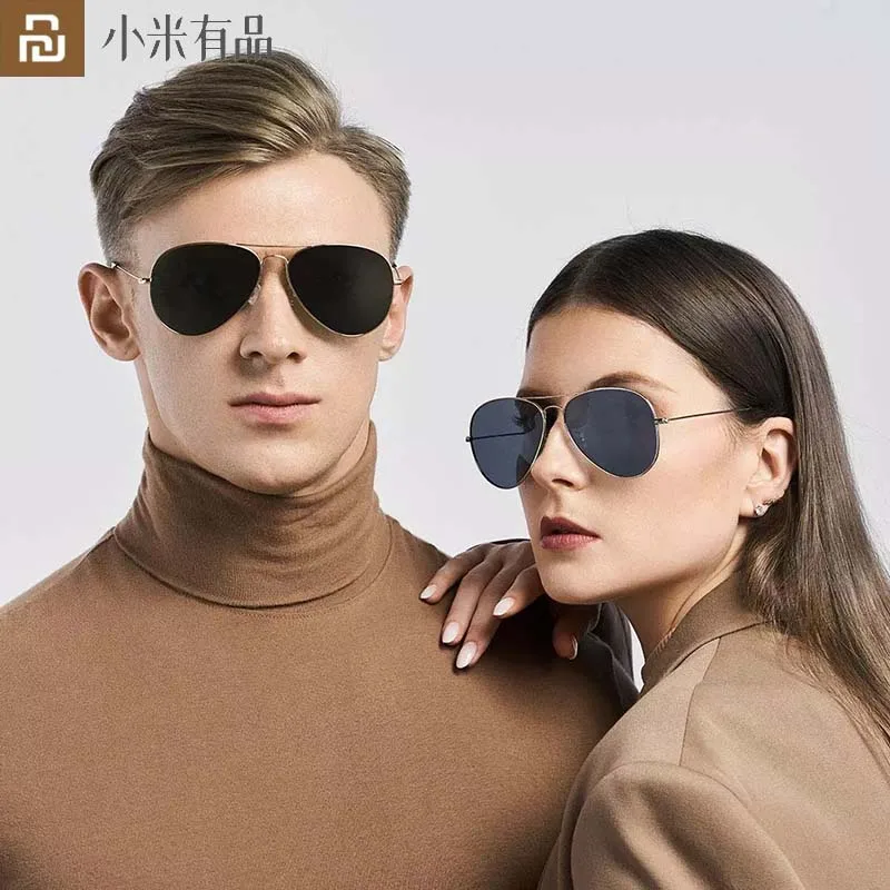 

Youpin Fashion Polarized Sunglasses Oval TAC Polarized Lens Classic Aviator Sun Glasses 99.9% Blocking UV For Women Men Eyewear