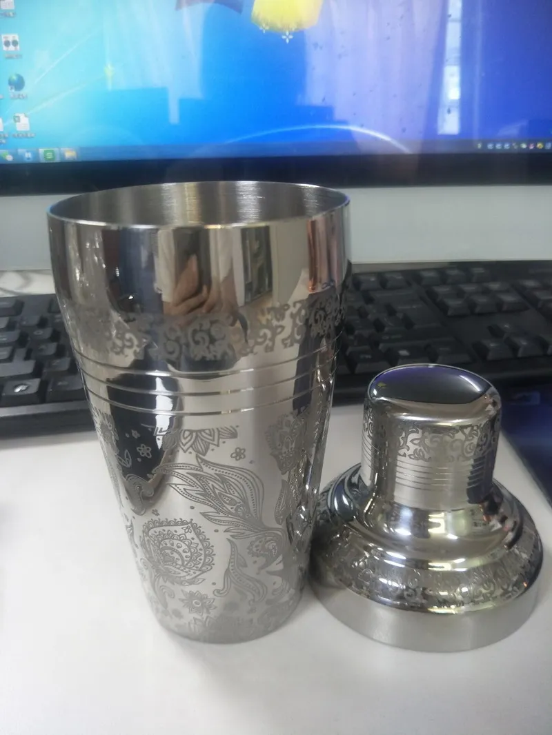 2019 НОВЫЙ шейкер для коктейлей с гравировкой| |