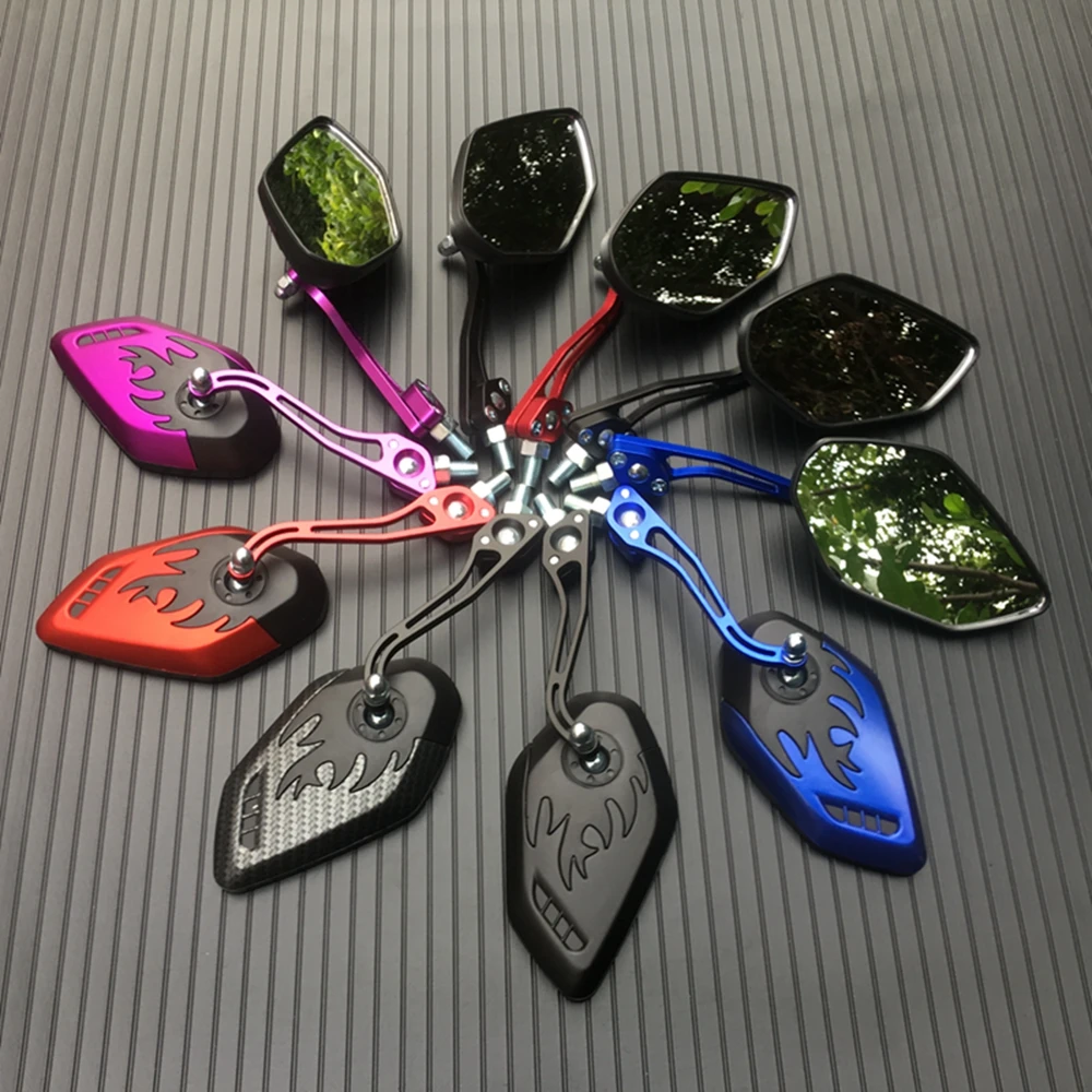 Зеркало заднего вида для мотоцикла 2 шт./пара 10 мм выпуклое зеркало