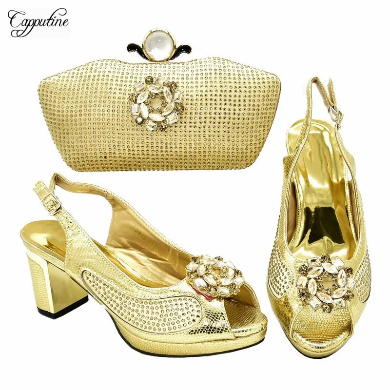 Charming party sets African sandal shoes matching with evening bag set for lady 688-9in sky blue heel height 8cm | Обувь