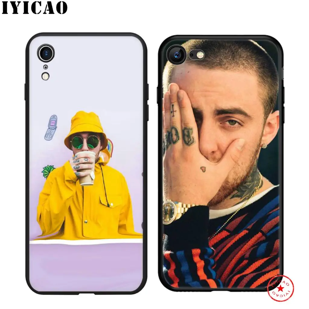 IYICAO Hip Pop Mac Miller мягкий черный силиконовый чехол для iPhone 11 Pro Xr Xs Max X или 10 8 7 6 6S Plus 5 5S |
