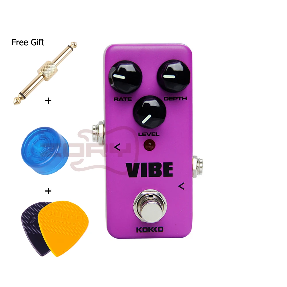 

Kokko FUV2 мини-педаль Vibe аналоговый роторный гитарный динамик, запчасти для гитары, педаль с эффектами, бесплатная доставка в подарок