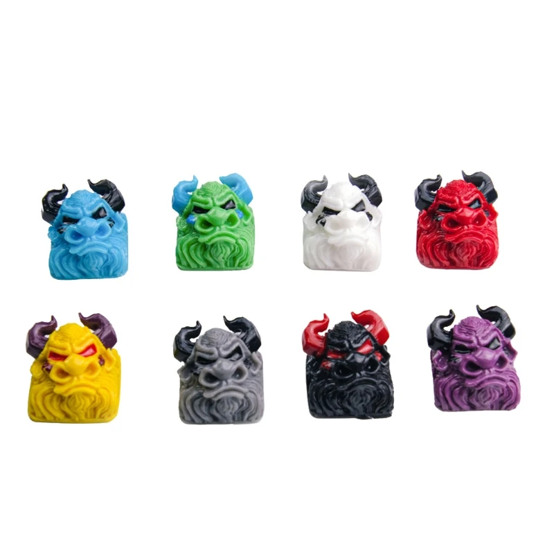 

Resin Mechanical Keyboard Keycap OEM Profile R4 Tauren Artisan Design Keycap