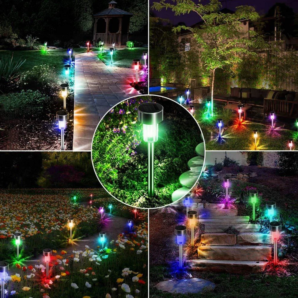 

Solar Powered LED Garden Light Waterproof LED Lawn Lamp Outdoor Decoration Spotlight for Garden Landscapte Yard Pathway Fence