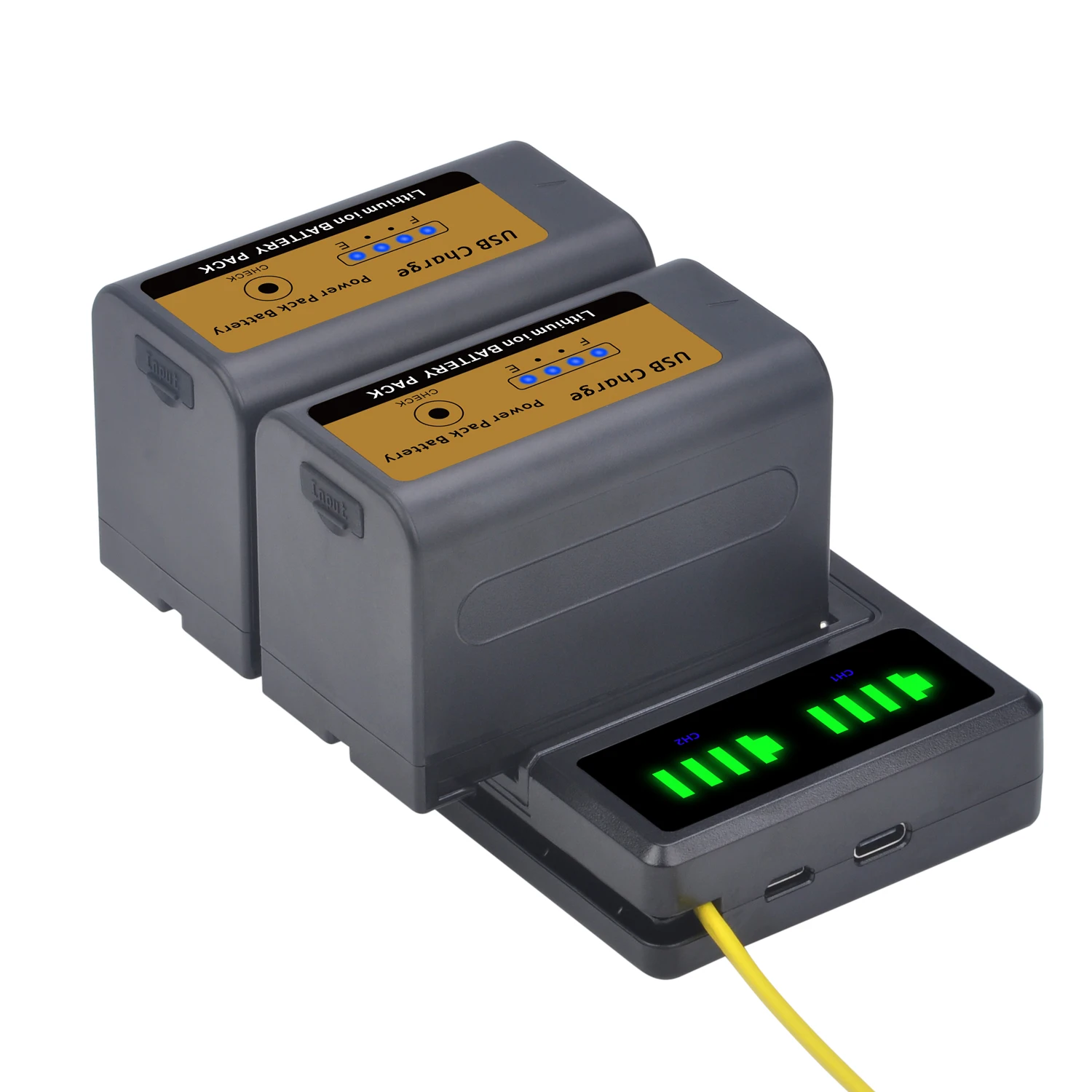 Аккумулятор 5200 мАч USB-порт для зарядки NP-F750 NP-F770 HVR-HD1000E HVR-V1J