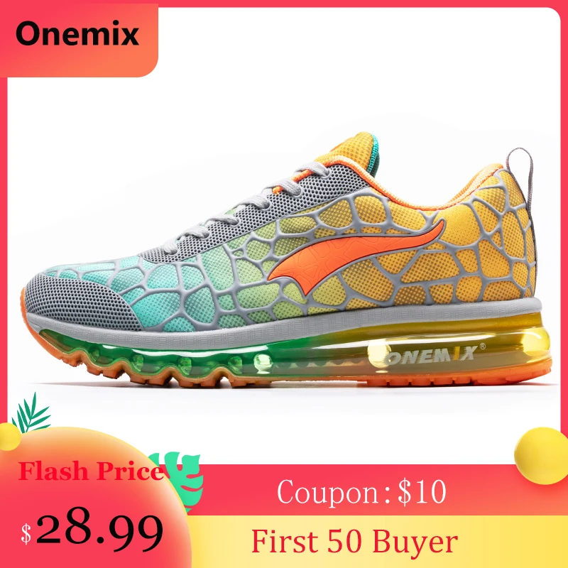 Спортивные кроссовки ONEMIX с воздушной подушкой дышащие легкие для бега и