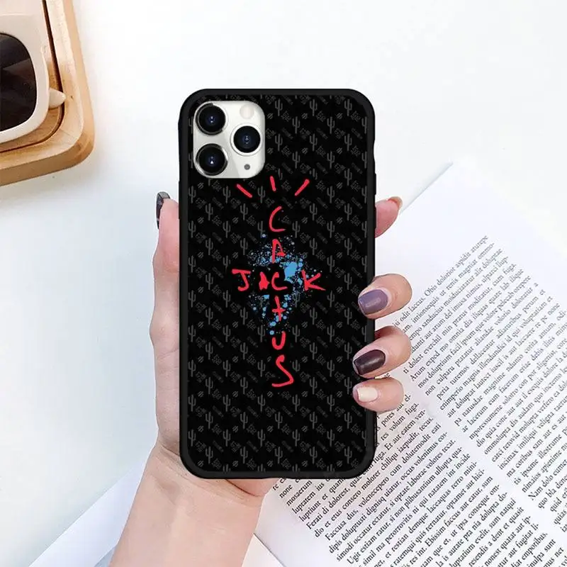

cactus jack letter words Phone Case for iPhone 11 12 pro XS MAX 8 7 6 6S Plus X 5S SE 2020 XR mini