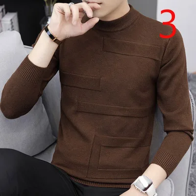 

Autumn long-sleeved T-shirt men's sweater middle-aged men's business