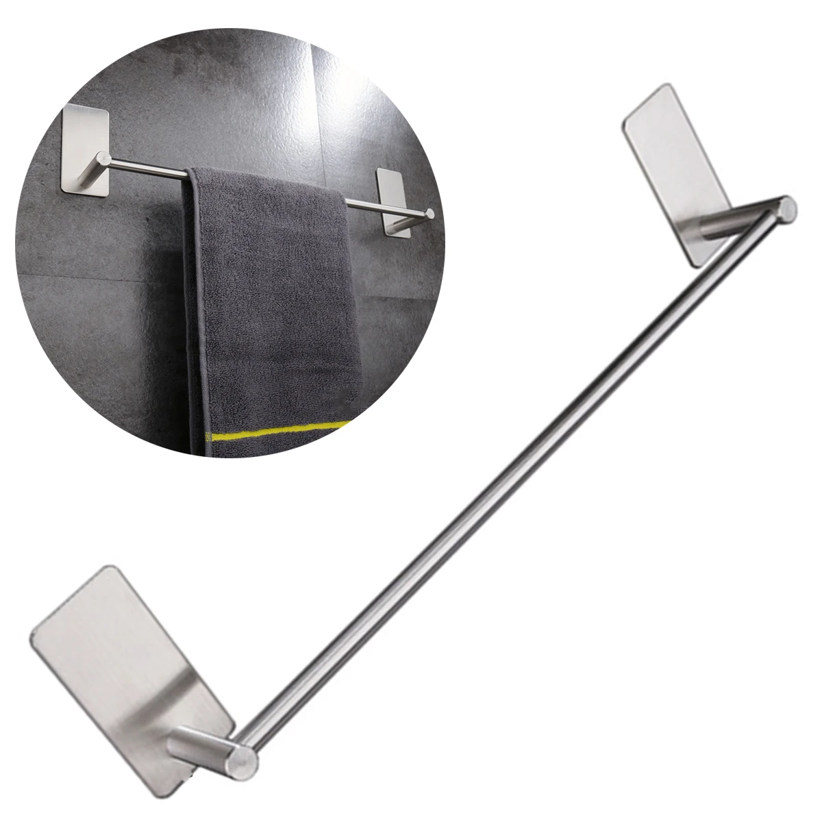 Настенный держатель для полотенец из нержавеющей стали|Вешалки полотенец| |