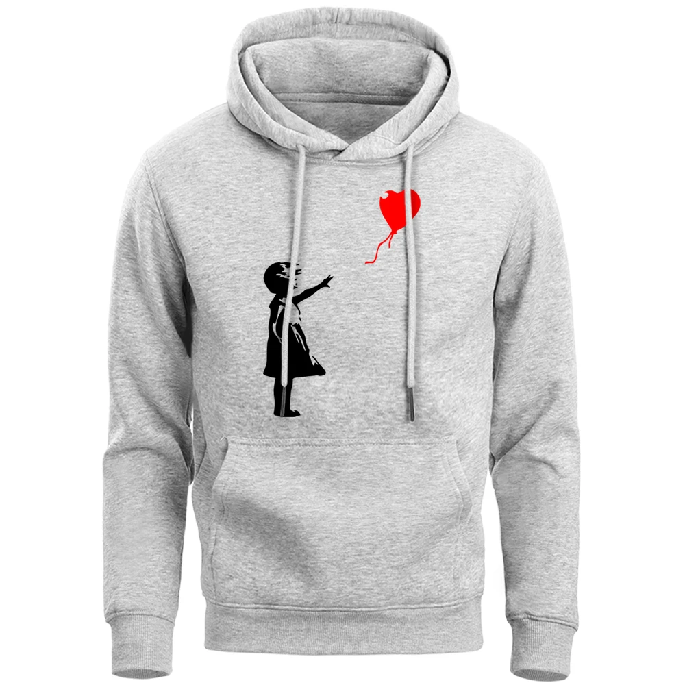 Толстовка с капюшоном и надписью World Peace Balloon Girl Banksy Love для мужчин коллекция 2019