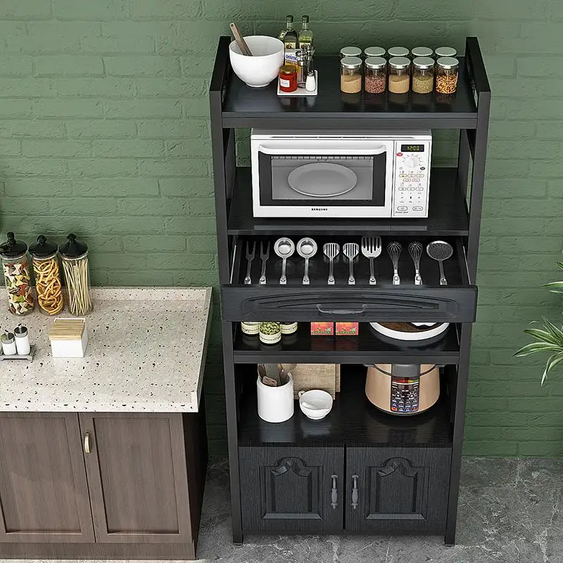 Кухонная полка напольная Многоуровневая для хранения Бытовая