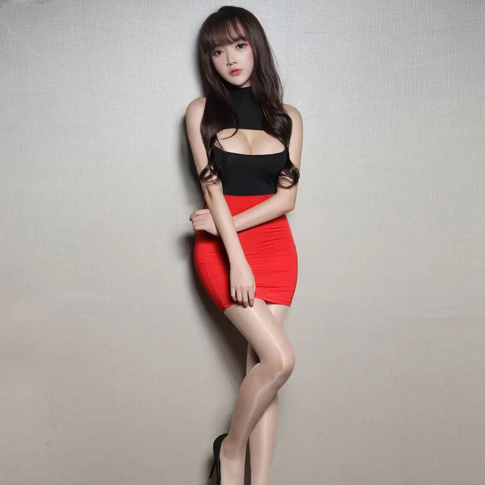 Соблазнительное женское облегающее платье-карандаш шелковое прозрачное микро