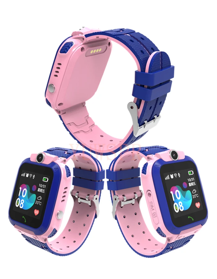 Q12 Kids Smart Watch Waterproof LBS Location Support Hebrew Use 2G SIM Card Chindren Tracking Boys Girls Smartwatch Clock Gift