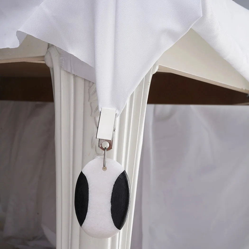 4 шт./компл. весы для скатертей металлический зажим каплевидный чехол стола