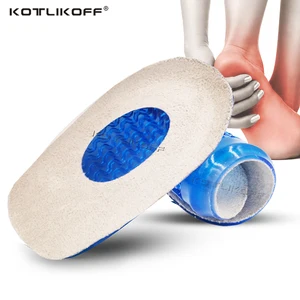 KOTLIKOFF силиконовые гелевые ортопедические стельки накладка на заднюю часть пяточная чашка для Calcaneal боль уход за здоровьем ног поддержка подушками для ног
