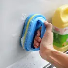 Голубые многофункциональные ручки, искусственная пластиковая ручка для ванной комнаты, нижняя щетка для ванны