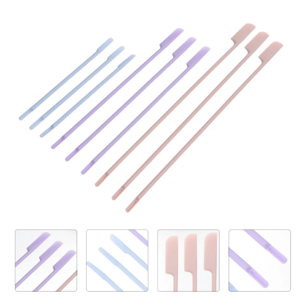 

9pcs Last Drop Beauty Spatula Makeup Tools Spatula Scraper for Cream Lotion
