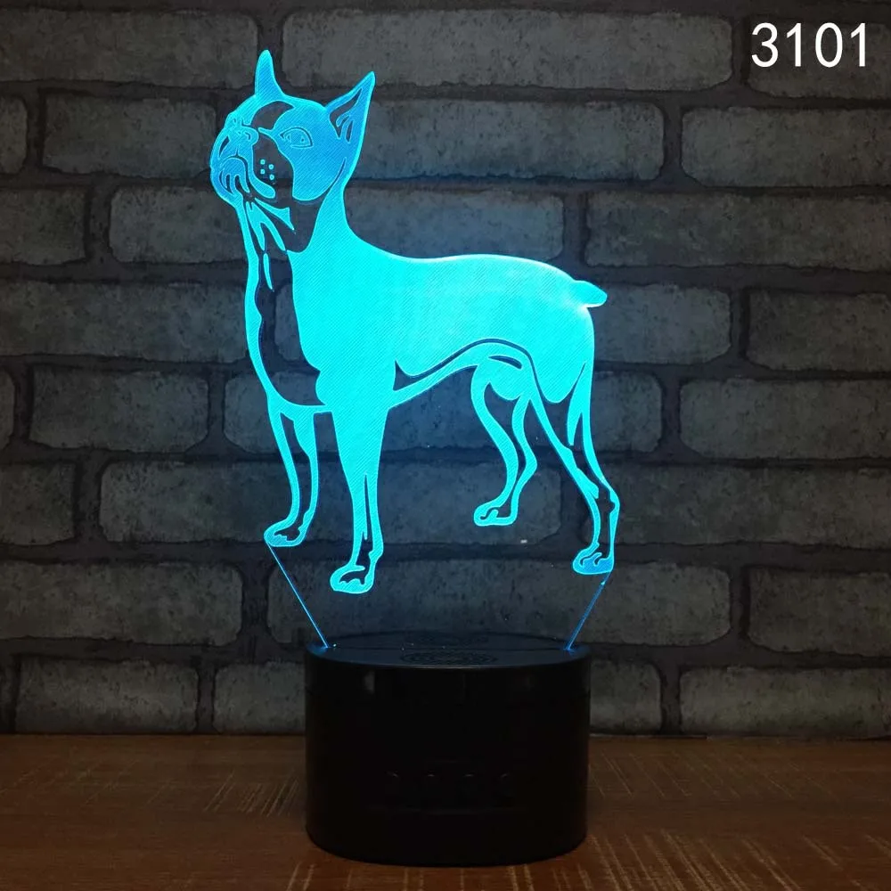 Новейший 3D ночной Светильник пять цветов электронный продукт usb bluetooth динамик