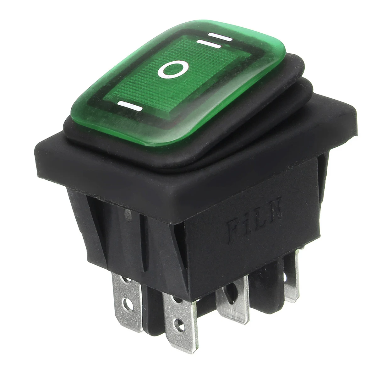 ВКЛ-ВЫКЛ-на 6pins, 16A 20A 125V 250V AC автомобиль лодка светодиодный светильник кулисный переключатель с фиксацией Водонепроницаемый три позиции