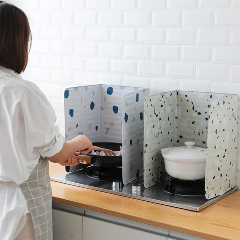 2 шт. набор брызговик доска с геометрическим принтом алюминиевая фольга блок