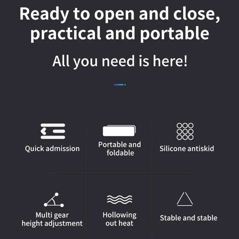 Металлическая переносная подставка для ноутбука Macbook Pro охлаждающая r12|Подставка