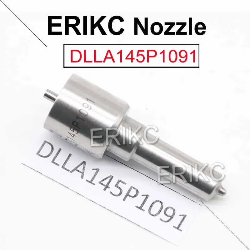 

ERIKC Common Rail Nozzle DLLA145P1091 High Precision Durable Diesel Fuel Nozzle Tip DLLA 145 P 1091 for Denso Sprayer