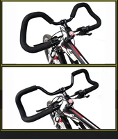 25 431 8580mm bicycle butterfly handlebar aluminum fixed gear bar with sponge