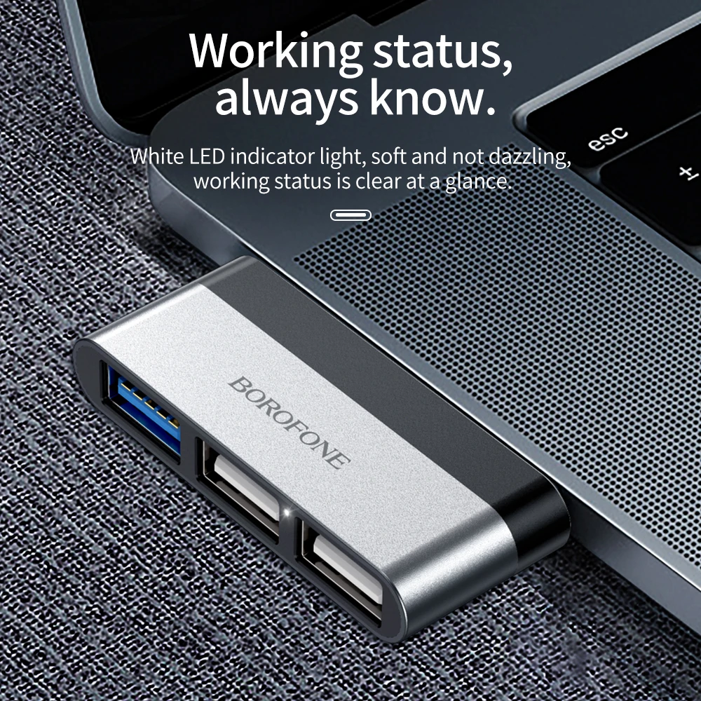 Переходник USB 3 0/Type-C Borofone для MacBook Pro 13 15 Air Mi Xiaomi Huawei OTG | Компьютеры и офис