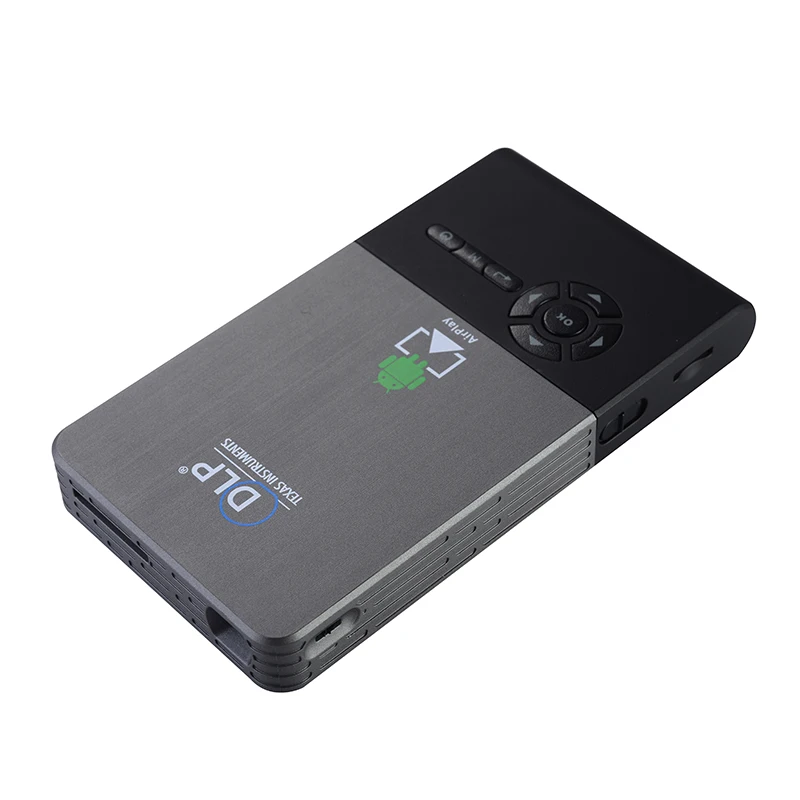 

Карманный мини-проектор на базе android 4,4, 1 ГБ/32 ГБ, HD, MI вход, DLP