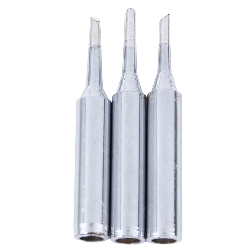 

HOT SALE 3Pcs 900M-T-2C 60W 2Mm Width Bevel Soldering Solder Iron Tip 43 X 6Mm