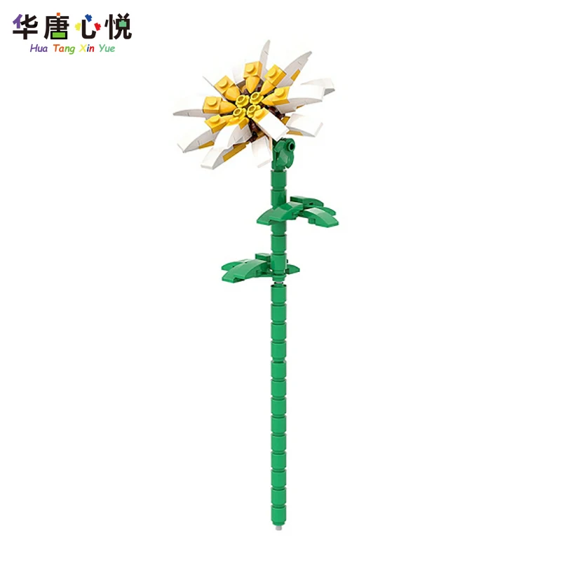 

MOC City Single Orchid Combination Assembly Model Toys Suitable For Children Educational Building Blocks Ornaments Gifts Cities