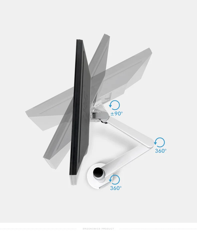 OA-3S Adjustable Aluminium 10"-32" LCD Monitor Tilt and Swivel Desk Mount Arm Stand Bracket Loading 7KG | Компьютеры и офис