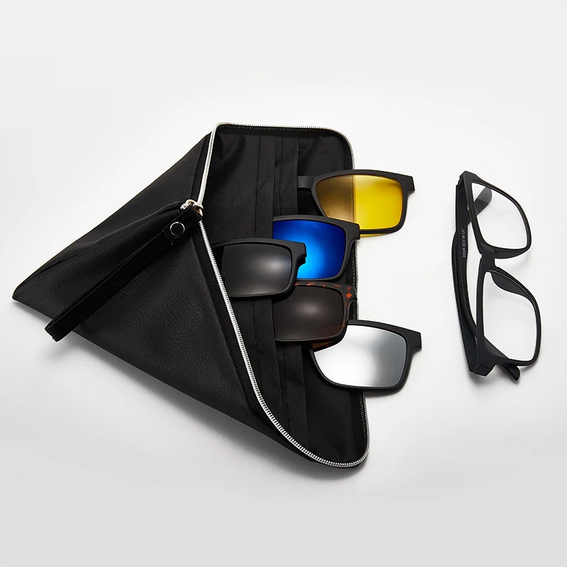 BINGKING модные поляризационные солнцезащитные очки с клипсой для мужчин TR90 оправа