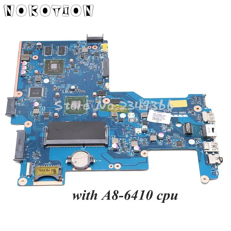 NOKOTION для ноутбука hp 15-G материнская плата 764269-501 764269-001 ZSO51 LA-A996P основная плата A8-6410 процессор 8570 м графика