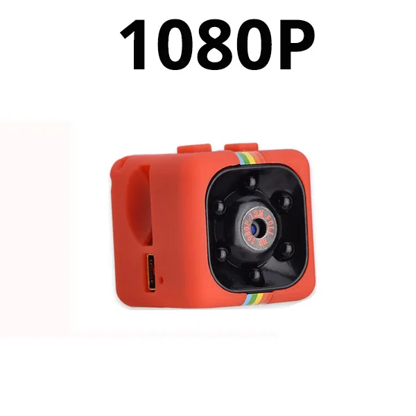 SQ11 мини Камера HD 1080P малый cam Сенсор Ночное видение видеокамера микро видео Камера DVR DV(устройство цифровой записи) Запись детектора движения камера-Регистратор - Цвет: 1080P SQ11 RED