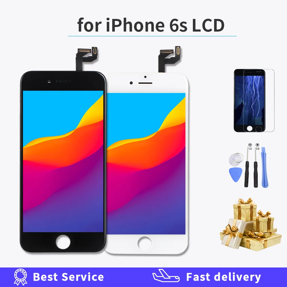 100% Tested AAA LCD For iPhone 6S A1633 A1688 A1700 LCD Display With 3D Touch Screen Digitizer Assembly Free Tempered film+Tools enlarge