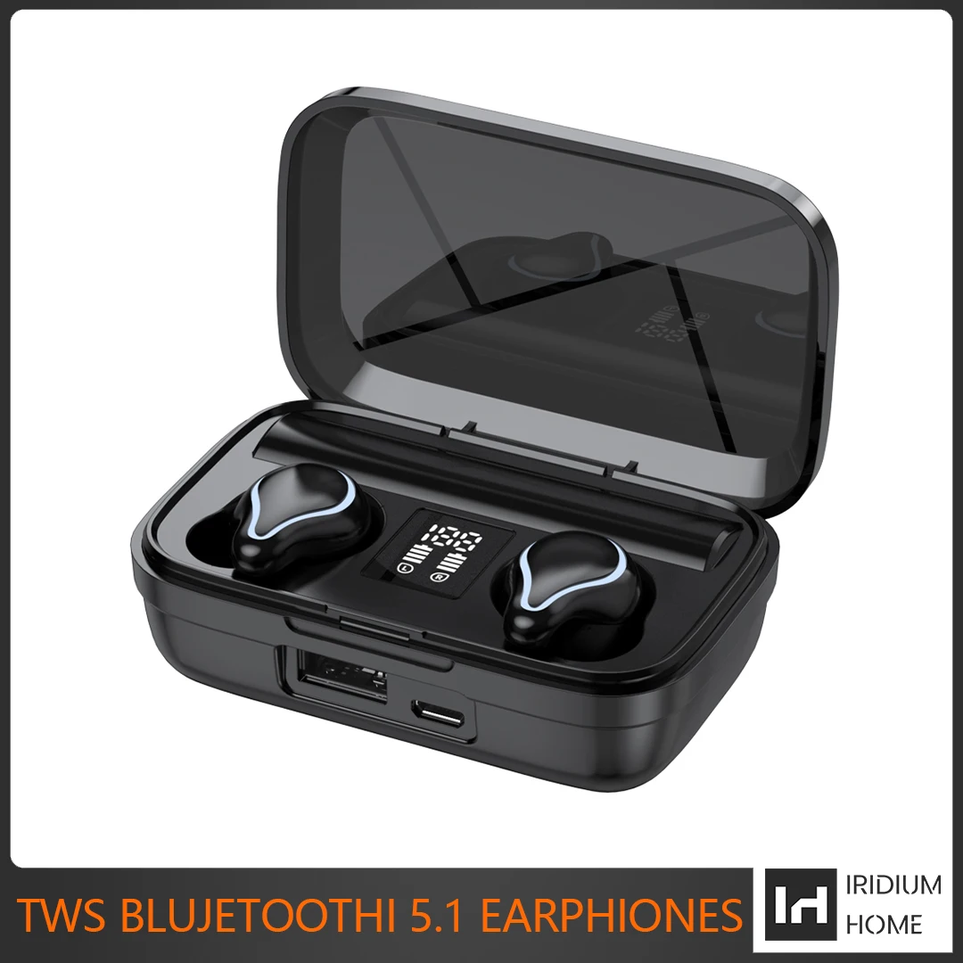 

TWS Bluetooth 5.1 Earphones for airpod Charging Box Wireless Headphone Stereo Sports Waterproof Earbuds Headsets With Microphone